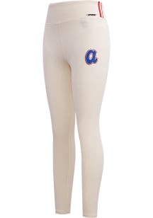 Pro Standard Atlanta Braves Womens White Retro Jersey Legging Pants