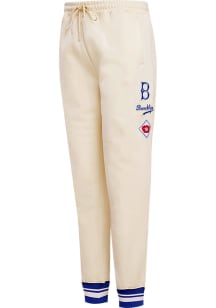 Pro Standard Brooklyn Dodgers Womens Retro Classic White Sweatpants