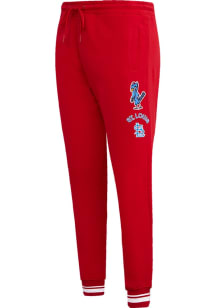 Pro Standard St Louis Cardinals Womens Retro Classic Red Sweatpants