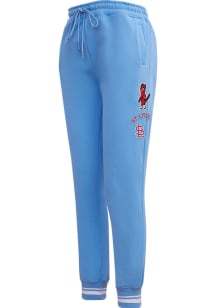 Pro Standard St Louis Cardinals Womens Retro Classic Blue Sweatpants