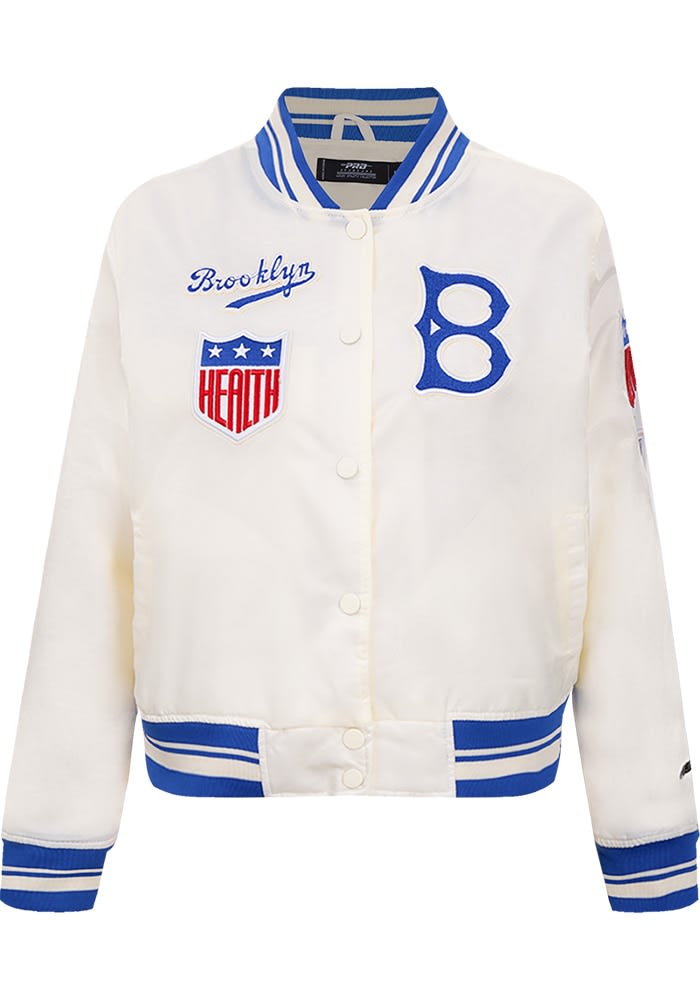 Brooklyn Dodgers Pro Standard Womens White Retro Classic Satin
