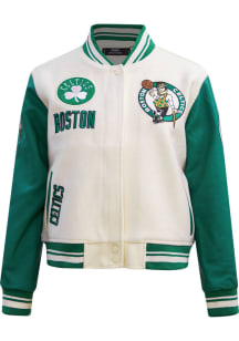 Pro Standard Boston Celtics Womens  Retro Wool Varsity Heavy Weight Jacket
