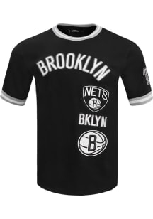 Pro Standard Brooklyn Nets  Retro Chenille Short Sleeve Fashion T Shirt