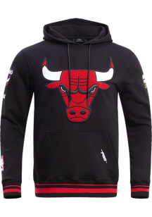Pro Standard Chicago Bulls Mens Black Retro Classic Fashion Hood