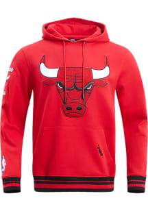 Pro Standard Chicago Bulls Mens Red Retro Classic Fashion Hood