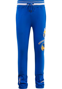 Pro Standard Golden State Warriors Mens Blue Retro Classic Fashion Sweatpants