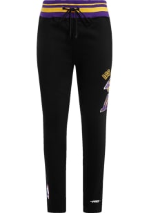 Pro Standard Los Angeles Lakers Mens Black Retro Classic Fashion Sweatpants