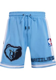 Pro Standard Memphis Grizzlies Mens Blue Retro Chenille Shorts