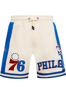 Pro Standard Philadelphia 76ers Mens White Retro Chenille Shorts