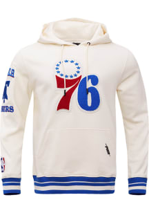 Pro Standard Philadelphia 76ers Mens White Retro Classic Fashion Hood