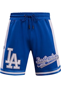 Pro Standard Los Angeles Dodgers Mens Blue Script Tail Shorts