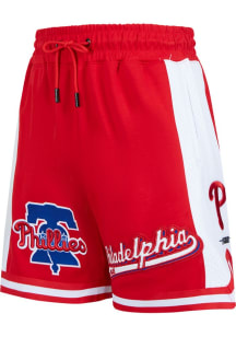 Pro Standard Philadelphia Phillies Mens Red Script Tail Shorts