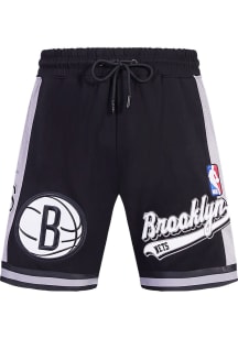 Pro Standard Brooklyn Nets Mens Black Script Tail Shorts