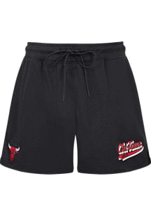 Pro Standard Chicago Bulls Mens Black Script Tail Mesh Shorts