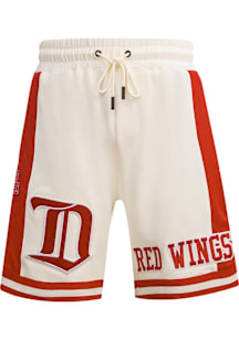 Pro Standard Detroit Red Wings Mens White Retro Shorts
