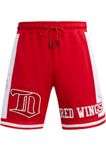 Pro Standard Detroit Red Wings Mens Red Retro Shorts