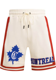 Pro Standard Montreal Canadiens Mens White Retro Shorts