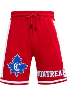 Pro Standard Montreal Canadiens Mens Red Retro Shorts