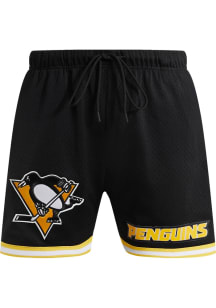 Pro Standard Pittsburgh Penguins Mens Black Classic Mesh Shorts