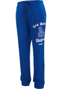 Pro Standard Los Angeles Dodgers Mens Blue Old English Sweatpants