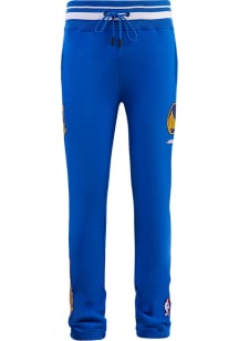 Pro Standard Golden State Warriors Mens Blue Script Tail Sweatpants