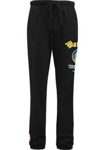 Pro Standard Golden State Warriors Mens Black Old English Sweatpants