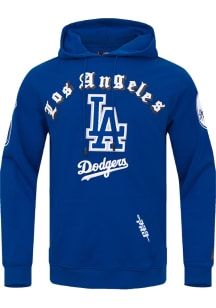Pro Standard Los Angeles Dodgers Mens Blue Old English Fashion Hood