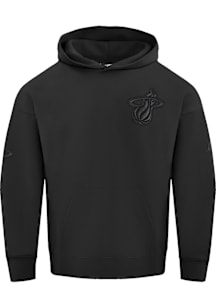 Pro Standard Miami Heat Mens Black Neutral Fashion Hood