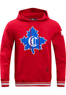 Pro Standard Montreal Canadiens Mens Red Retro Fashion Hood