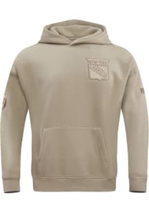 Pro Standard New York Rangers Mens Grey Neutral Fashion Hood