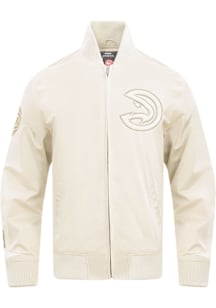 Mens Atlanta Hawks Pro Standard Mens Neutral Heavyweight Jacket - White
