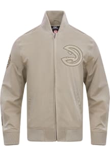 Mens Atlanta Hawks Pro Standard Mens Neutral Heavyweight Jacket - Grey