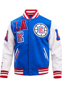 Mens Los Angeles Clippers Pro Standard Mens Mash Up Heavyweight Jacket - Blue