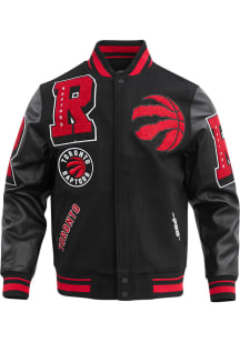 Pro Standard Toronto Raptors Mens Black Mash Up Heavyweight Jacket