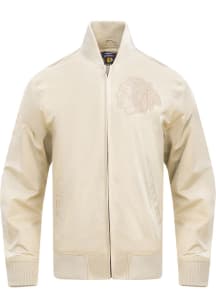 Pro Standard Chicago Blackhawks Mens White Neutral Heavyweight Jacket