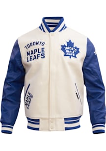 Mens Toronto Maple Leafs Pro Standard Mens Retro Heavyweight Jacket - Blue