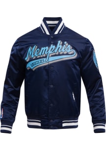 Pro Standard Memphis Grizzlies Mens  Script Tail Satin Light Weight Jacket
