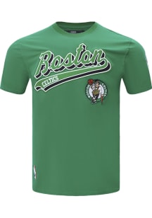 Pro Standard Boston Celtics Kelly Green Script Tail Short Sleeve T Shirt
