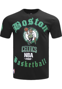 Pro Standard Boston Celtics Black Old English Short Sleeve T Shirt