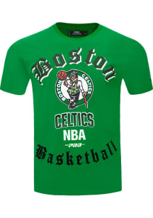 Pro Standard Boston Celtics Kelly Green Old English Short Sleeve T Shirt