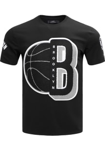Pro Standard Brooklyn Nets Black Mash Up Short Sleeve T Shirt