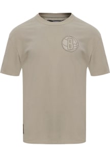 Pro Standard Brooklyn Nets Grey Neutral Short Sleeve T Shirt