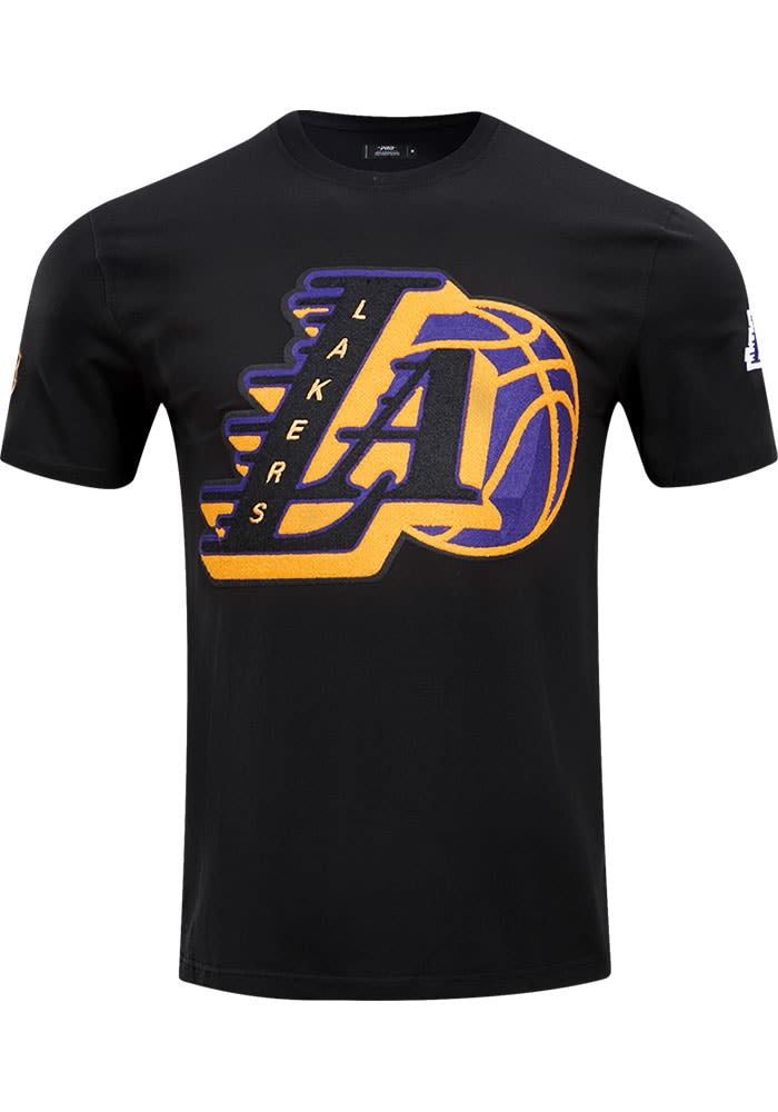 Pro Standard Los Angeles Lakers BLACK Mash Up Short Sleeve T