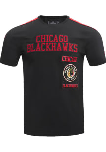 Pro Standard Chicago Blackhawks Black Retro Short Sleeve T Shirt
