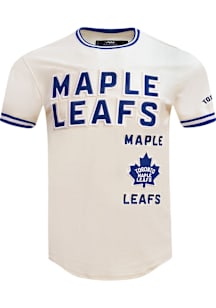 Pro Standard Toronto Maple Leafs Blue Retro Doubleknit Short Sleeve T Shirt