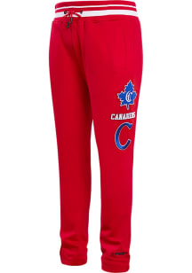 Pro Standard Montreal Canadiens Womens Retro Red Sweatpants