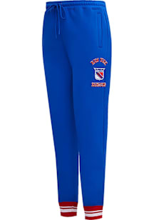 Pro Standard New York Rangers Womens Retro Classic Blue Sweatpants