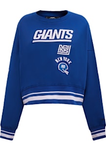 Pro Standard Toronto Maple Leafs Womens Blue Retro Crew Sweatshirt