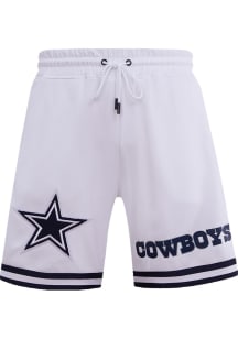 Pro Standard Dallas Cowboys Mens White Classic Chenille Shorts