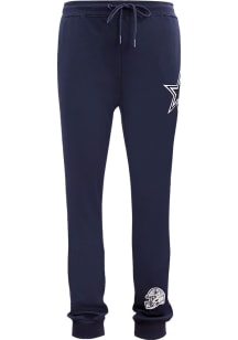 Pro Standard Dallas Cowboys Mens Navy Blue Classic Chenille Fashion Sweatpants